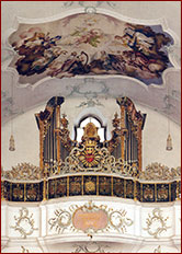 Orgelprospekt-Deckenbild